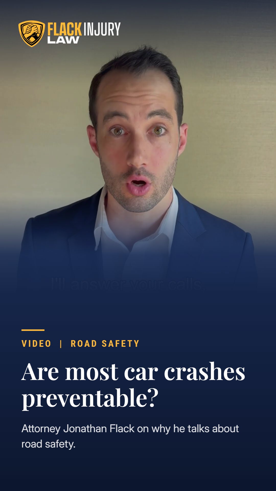 Attorney Jonathan Flack talks about preventing car crashes