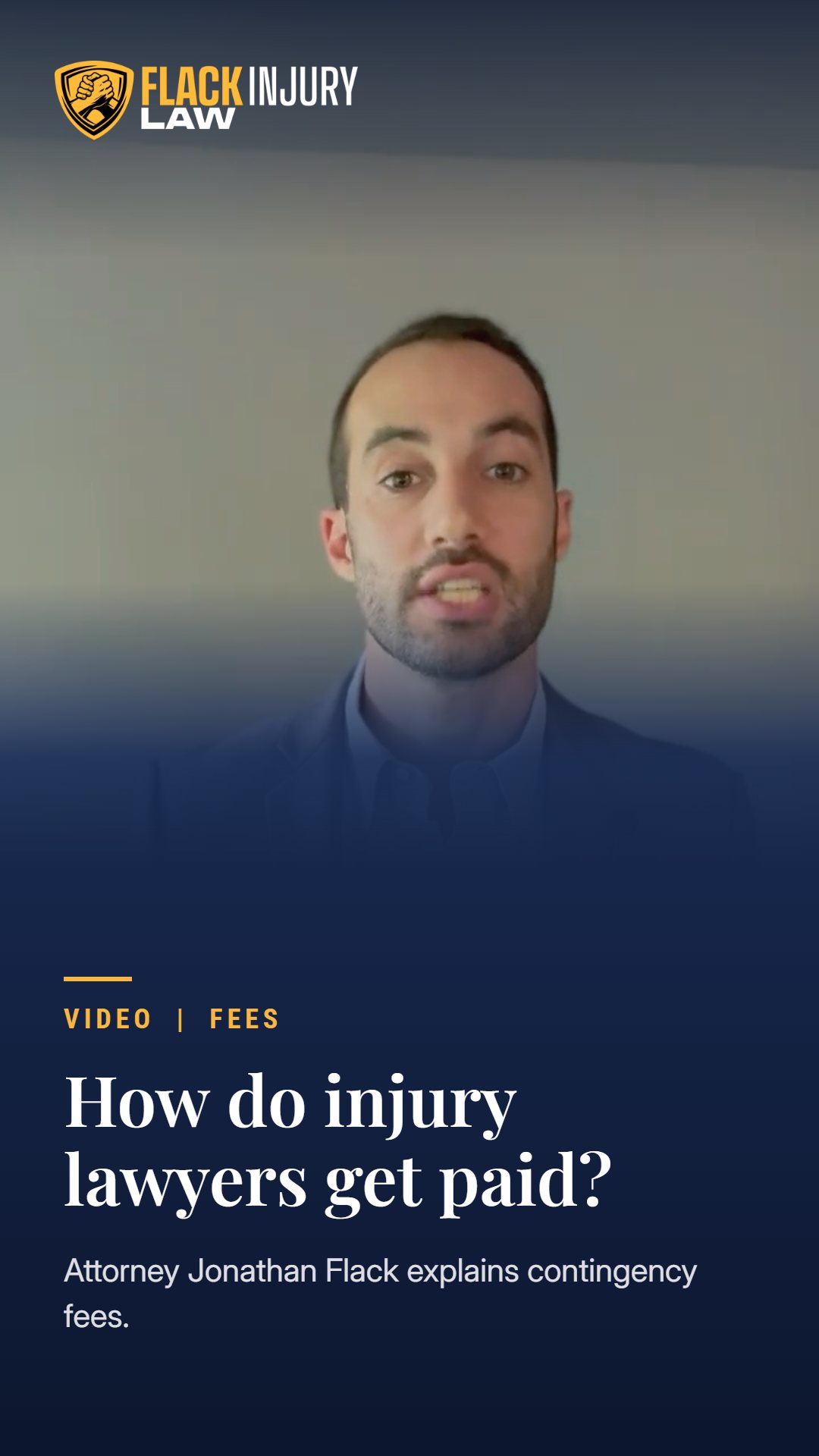 Attorney Jonathan Flack explains how contingency fees work at Flack Injury Law